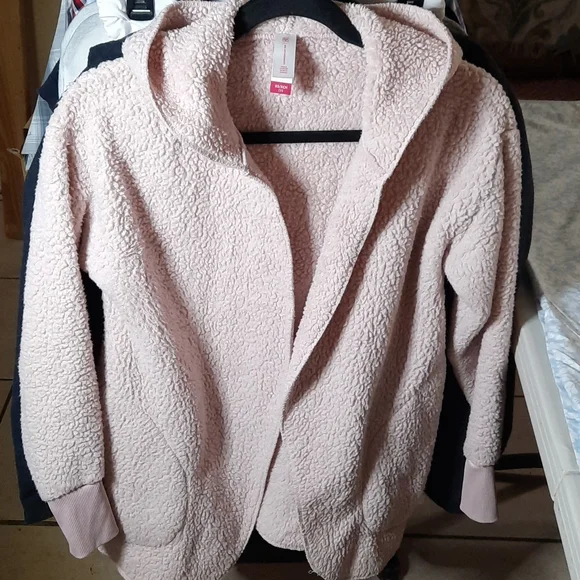 No Boundaries Jackets Coats No Boundaries Pink Teddy Bear